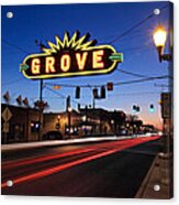 The Grove In Twilight Acrylic Print