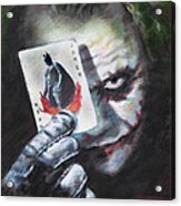 The Joker Heath Ledger Acrylic Print