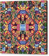 The Joy Of Design Mandala Series Puzzle 2 Arrangement 5 Acrylic Print