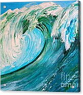 The Magnificent Waves Acrylic Print
