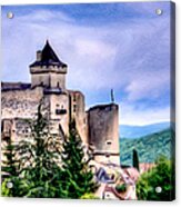 The Old Cathar Stronghold Acrylic Print