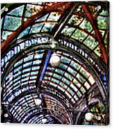 The Pergola Ceiling In Pioneer Square Acrylic Print