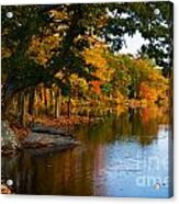 The Pond At Fisk Mill Acrylic Print