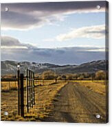 The Road To The Mountains Acrylic Print