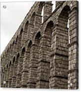 The Roman Aqueduct Of Segovia Acrylic Print