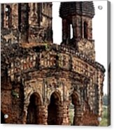 The Ruins Of The Garh, Terracotta Temple Acrylic Print
