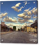 The Sreets Of Tombstone Acrylic Print