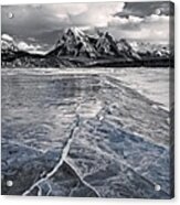 The Sun Is Shining But The Ice Is Slippery Acrylic Print