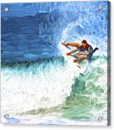 The Surfer Acrylic Print