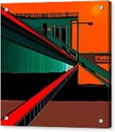 The Train Station   Number 2 Acrylic Print