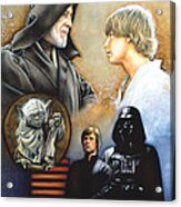 The Way Of The Force Acrylic Print