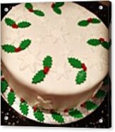 This Years Christmas Cake Is Finished Acrylic Print