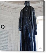 Thomas Jefferson Statue Acrylic Print