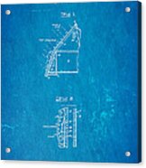 Thomason Solar Panel Patent Art 1967 Blueprint Acrylic Print