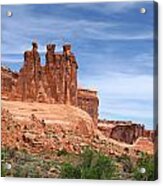 Three Gossips - Arches National Park Acrylic Print