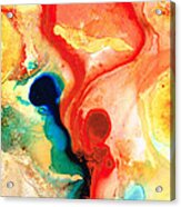 Time Will Tell - Abstract Art By Sharon Cummings Acrylic Print