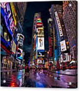 Times Square New York City The City That Never Sleeps Acrylic Print
