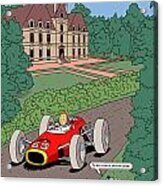 Tintin Grand Prix De Moulinsart 1965 Acrylic Print