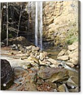 Toccoa Falls In Autumn Acrylic Print