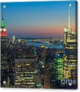 Top Of The Rock Twilight I Acrylic Print