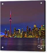Toronto By Night... Acrylic Print