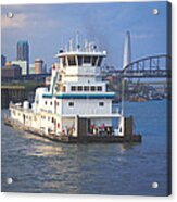 Towboat Patricia Gail St Louis Acrylic Print