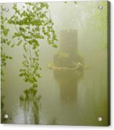 Tower Of The Misty Lake Acrylic Print