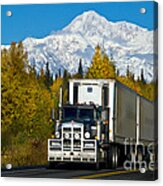 Tractor-trailer Acrylic Print