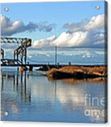 Train Bridge Acrylic Print