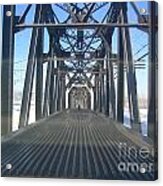 Train Bridge Acrylic Print