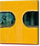 Train Window Acrylic Print