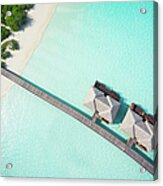 Tropical Hideaway From Above Acrylic Print