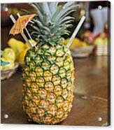 Tropical Pineapple Drink Acrylic Print