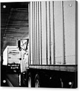 Truck Traffic In Tunnel Acrylic Print