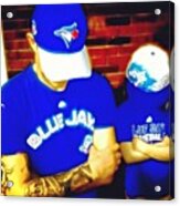 True Baseball Fan Of Blue Jays Ciara Acrylic Print