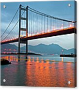 Tsing Ma Bridge Acrylic Print