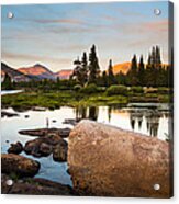 Tuolumne Sunset Acrylic Print