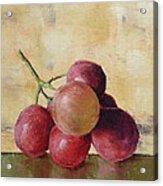 Tuscan Red Globe Grapes Acrylic Print