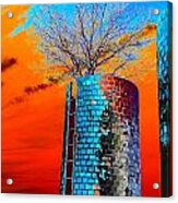 Twin Silos Acrylic Print