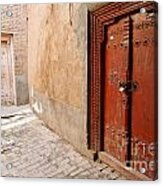 Two Doors In The Old Town Of Kashgar Acrylic Print