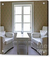 Two Interior Chairs A Table And A Window Acrylic Print