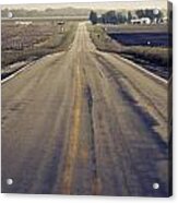 Two Lane Road Acrylic Print