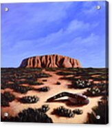 Uluru Acrylic Print