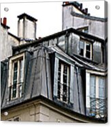Under The Rooftops Of Paris Acrylic Print