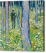 Undergrowth With Two Figures, 1890 Acrylic Print