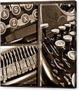 Underwood Typewriter Acrylic Print