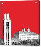 University Of Kansas - Red Acrylic Print
