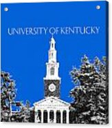 University Of Kentucky - Blue Acrylic Print
