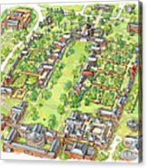 University Of Virginia Academical Village Acrylic Print