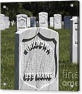 Unknown From The Uss Maine At Arlington National Cemetery Acrylic Print
